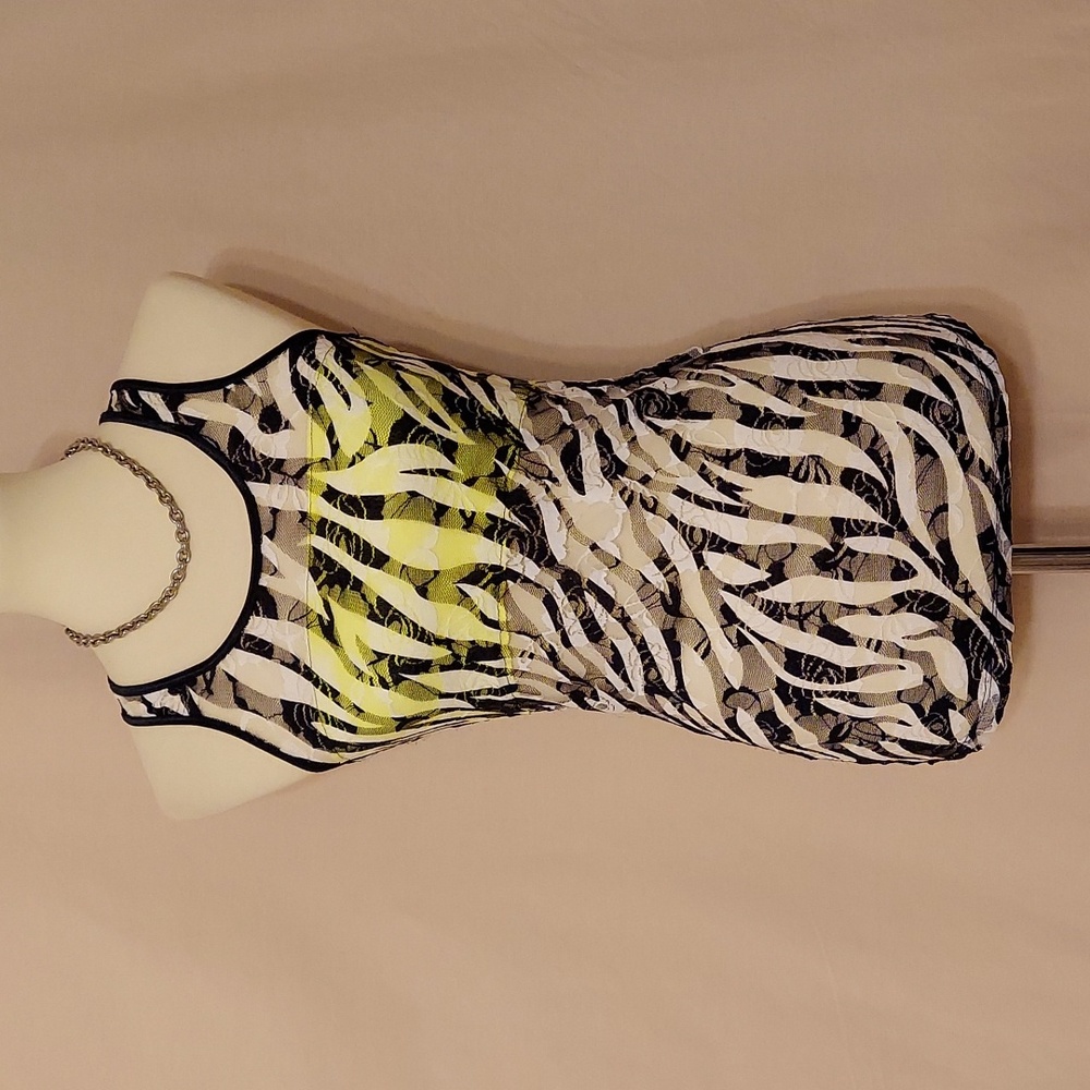 ‼️3 for $20‼️  MMXIII Milti-color Animal Print Lace Racer-back Tank Top